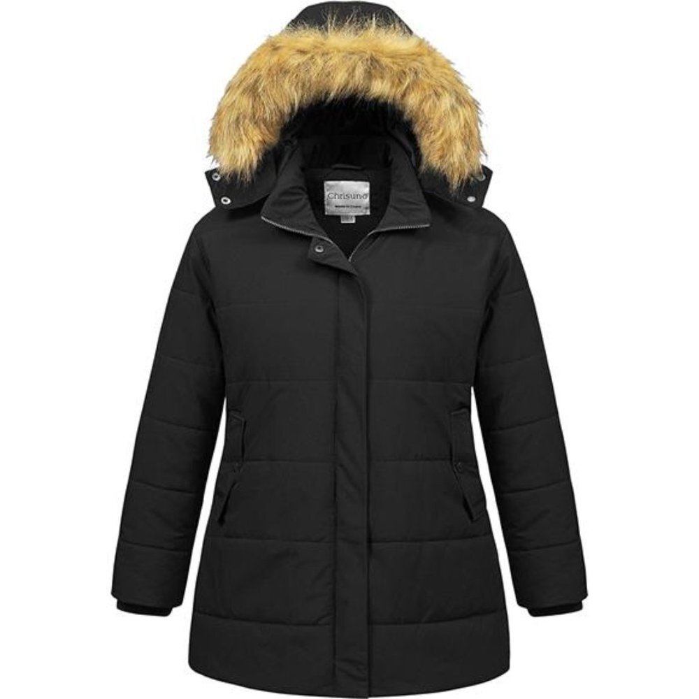Women's Plus Size Winter Coat Waterproof Long Puffer Jacket